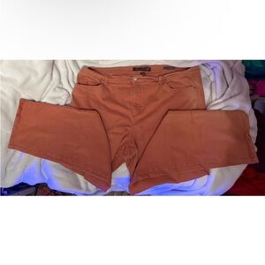 Gloria Vanderbilt Women's Jeans in Rust Orange